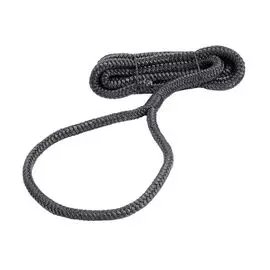 Веревка из сверхпрочного полиэфира с огонами для крепления кранца, d12 мм, L2,5 м, черный 06-444-57