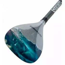 Весло SUP цельное SUNOVA INNEGRA-CARBON 80% Fixed Silver Wave tv-1537