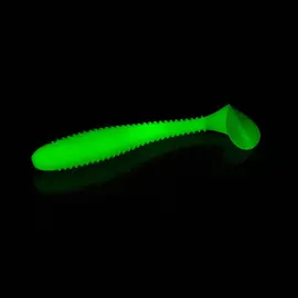 Виброхвост helios liny catcher 2,35"/6 см phosphorus 12шт. (hs-5-041) tr-213725