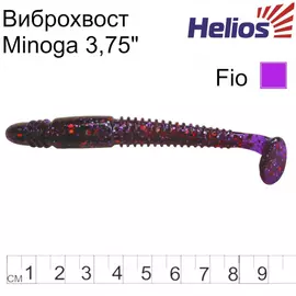 Виброхвост Helios Minoga 3,75"/9.5 см Fio 5шт. (HS-17-012) tr-132657