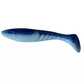 Виброхвост Helios Slash 2,64"/6,7 см Blue Sparkles &amp; White 10шт. (HS-19-026) tr-144481