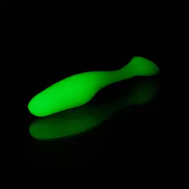 Виброхвост Helios Vigor 3,75"/9.5 см Phosphorus 7шт. (HS-6-041) tr-214086