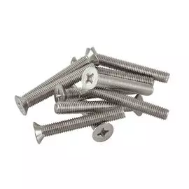 Винт с потайной головкой и крестообразным шлицем А4 DIN965 М10х70 упаковка 1/10 vint_M10kh70_A4_965_upak