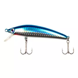 Воблер ASARI Catch Minnow 90mm #01 Silver Blue hg-00815_504