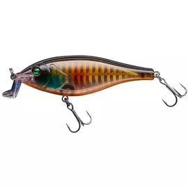 Воблер "Sprut" Saba Shad 3D 70F (Floating/70mm/9,5g/1-2m/SGBK-3D) tr-232488