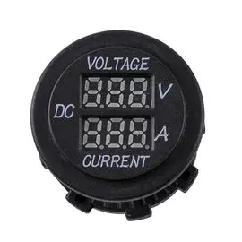Вольтметр цифровой 6-30 В и амперметр, 0-10А 4620136055475