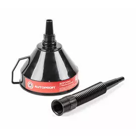 Воронка пластиковая разборная с фильтром, 160 мм., черная VR-0160