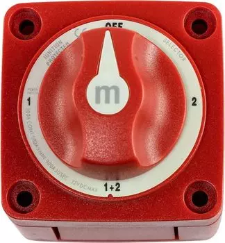 Выключатель массы "OFF-1-BOTH-2" (2 АКБ), 300 А, Marine Rocket 4620136023016