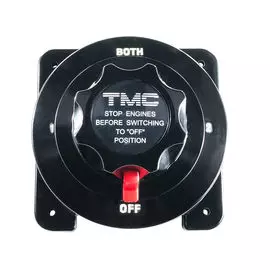 Выключатель массы "OFF-1-BOTH-2" (2 АКБ), 175 А, черный 10630