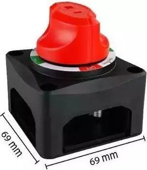 Выключатель массы с AFD "OFF-1-BOTH-2" (2 АКБ), 300 А BF442A