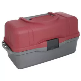 Ящий для снастей трехполочный красный, Helios Я03красный