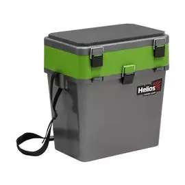 Ящик рыболовный зимний серый/салатовый Helios (HS-IB-19-GG) tr-275841