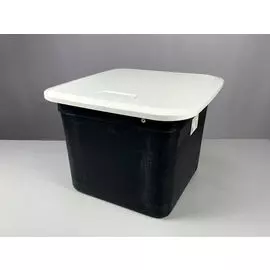 Ящик врезной с крышкой, замком и ключом, 375х375х250 мм, уценённый SP2418 utsenka