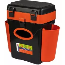 Ящик рыболовный зимний FishBox (10л) оранжевый Helios tr-156317