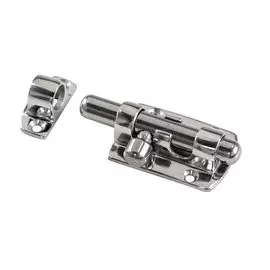 Задвижка дверная 60х30 мм, нержавеющая 008354