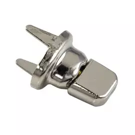 Застежка тентовая DOT поворотная c лапками, никелированная латунь 91XB783321A