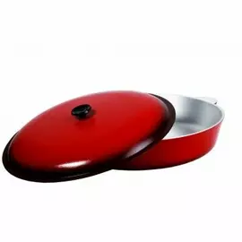 Жаровня 420 с двумя лит.ушками и крышкой Силумин (ЭЖ42ук) tr-248171