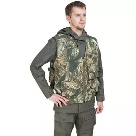 Жилет охотника р 48-52/170-176 смесовая ткань лес 2010 Хольстер tr-193237