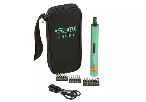 Аккумуляторная отвертка Sturm CD3404U1