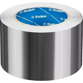 Алюминиевая лента Зубр "Профессионал" 12262-75-50, до 120 °С, 60мкм, 75мм х 50м