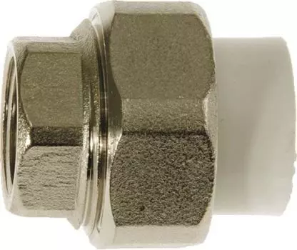 Американка полипропиленовая Кросс 32х1" ВР, белая