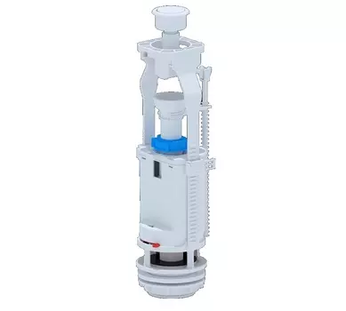 Арматура спускная кнопка Ани-пласт WC7010 пластиковая белая