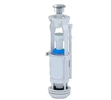 Арматура спускная кнопка Ани-пласт WC7030M металлизированная эконом