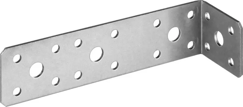 Асимметричный крепежный уголок Зубр 310156-56 УКА-2.0 35х40х140 х 2 мм