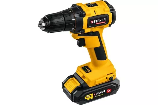 Бесщёточная дрель-шуруповерт STEHER