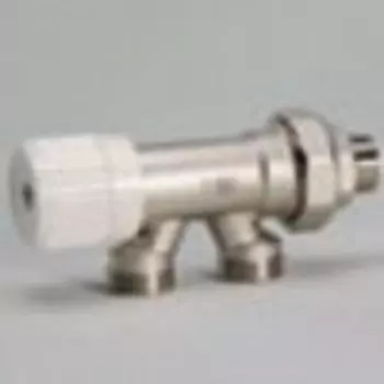Блок M 87 (M80) 1/2" для однотрубной системы с нижней подводкой и ручной регулировкой
