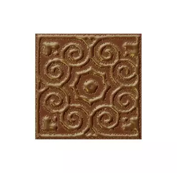 Бордюр напольный Керамин Фьюжн 3, 6,2х6,2 см, коричневый (шт)