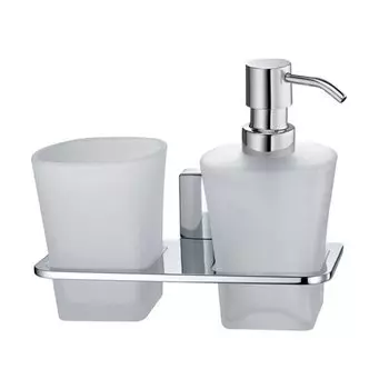 Держатель дозатора и стакана WasserKRAFT