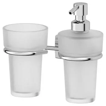 Держатель стакана и емкости для жидкого мыла FBS