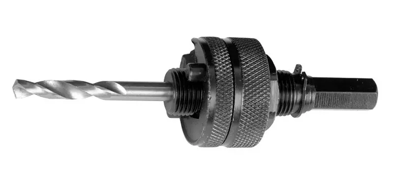 Державка для биметаллических коронок Зубр 29532 жесткие штифты, прижимная муфта, 32-152мм