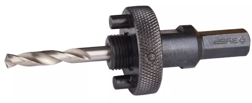 Державка для биметаллических коронок Зубр 29534 быстросъемная, пружинный фиксатор, 32-152мм