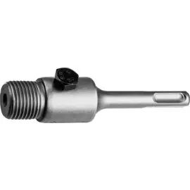 Державка для коронки по бетону 29212 Зубр 29212 длина 110 мм, HSS-R, быстрорежущая сталь М2(S6-5-2) Р6М5, класс А SDS-Plus фиксация винтом