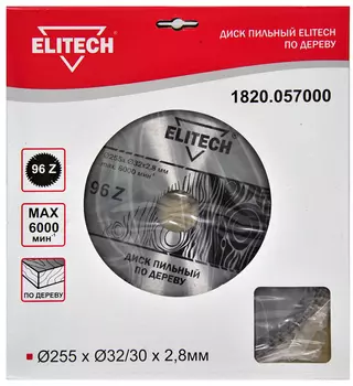 Диск пильный ELITECH