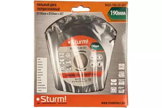 Диск пильный Sturm!