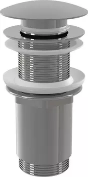 Донный клапан сифона AlcaPlast A395 для умывальника, автомат click/clack д 32 с большой заглушкой