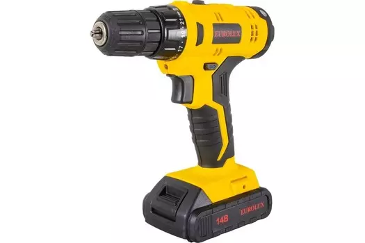 Дрель-шуруповерт аккумуляторная EUROLUX