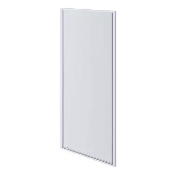 Душевая дверь Акватек AQ ARI PI 10020BL 100х200, распашная, стекло прозрачное, профиль черный