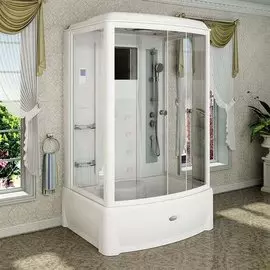 Душевая кабина Радомир Диана-2 1-05-1-0-0-0650 139х108х230, с г/м, стекло прозрачное, поддон