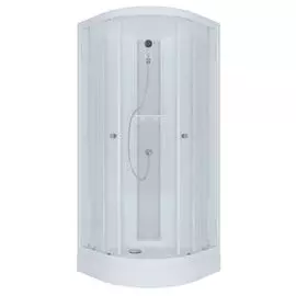 Душевая кабина Тритон Гидрус 3 90х90х227 см стекло лен, душевой набор Эко