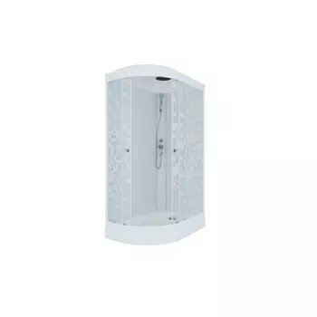 Душевая кабина Тритон Коралл А DK241 120х80х217.5, без г/м, стекло мозаика, низкий поддон, правая
