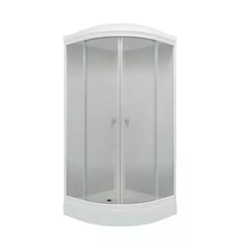 Душевая кабина Тритон Лайт А 100х100х215, без г/м, стекло градиент, низкий поддон, сифон