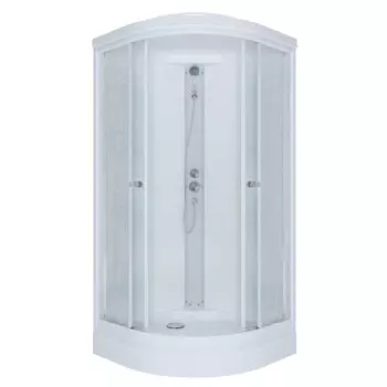 Душевая кабина Тритон Риф А DK98 90х90 без г/м, низкий поддон, белый, сифон