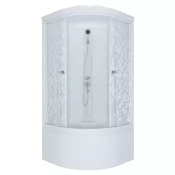 Душевая кабина Тритон Стандарт Б3 90х90х221 см стекло полосы, мозаика