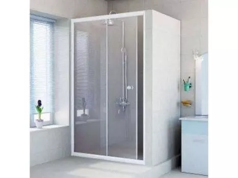 Душевая перегородка Радомир 1-63-1-0-0-1071 110х200, стекло матовое