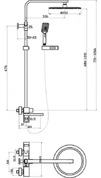 Душевая система BELBAGNO