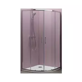 Душевой уголок Kolpa- San Eco Quat TKP 80х80х185 см, прозрачное стекло, профиль хром